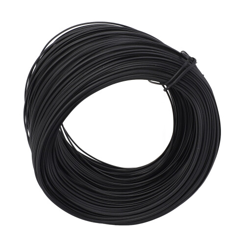 (Black) Flachstahlbinder 0,55mm 85m PVC Schwarz 2