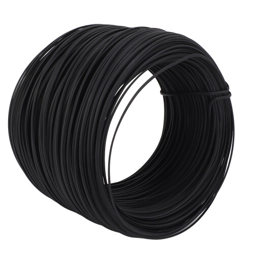 (Black) 100m 0,45mm Verzinkter Draht Schwarz Outdoor 2