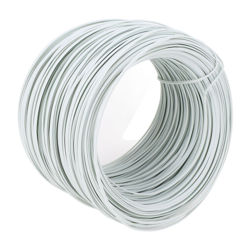 (White) Flachstahlbinder 0,55mm 85m PVC Schwarz 1