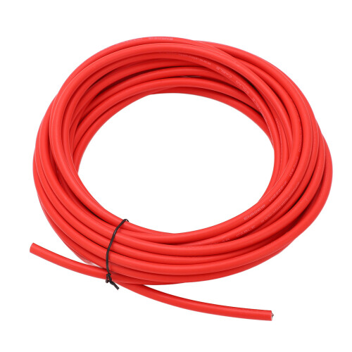 (Red 10mm² 10m / 32.8ft) Solar Panel Wire XLPE High Temp Resistant 6mm² 20m Red 2