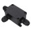 IP66 wasserdichte Anschlussdose Schwarz PC 1in2out Mini 5