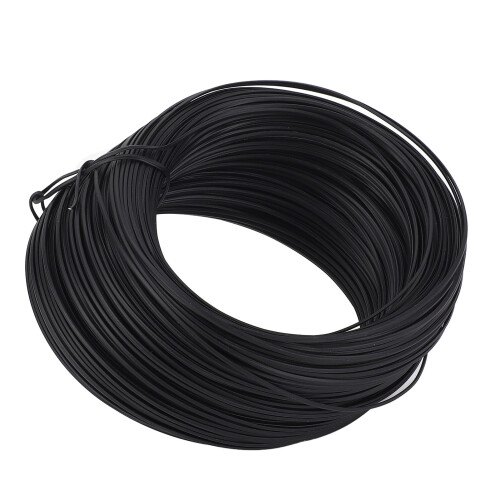 (Black) Flachstahlbinder 0,55mm 85m PVC Schwarz 1
