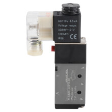 (AC 110V±15%) 2-Position 5-Wege-Magnetventil Pneumatisch G1/4in AC 110V