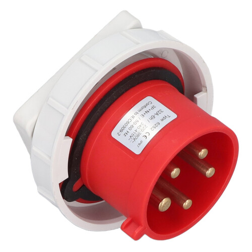 Industrial Socket IP67 Waterproof 3P+N+E 32A 220/380V 240/415V 2