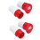 2 Stk Industrie-Steckdose 5-polig IP44 3-Phasig 16A 1