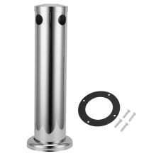 Edelstahl-Bier-Turm mit 2 Hähnen