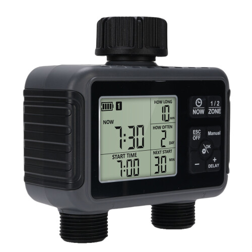 Bewässerungstimer LCD 3 Modi IPX5 regensicher garten 2