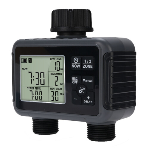 Bewässerungstimer LCD 3 Modi IPX5 regensicher garten 1