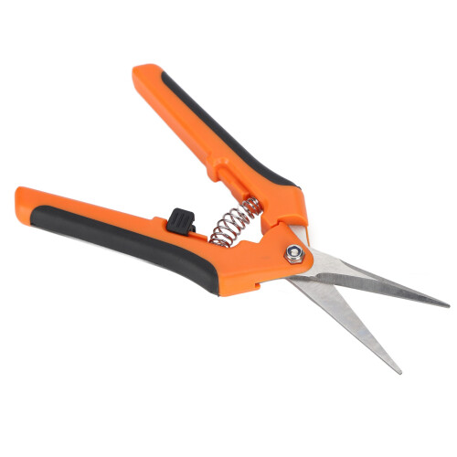 (Orange) Gartenschere Federgespannt Seitensicherung Edelstahl Grün 2