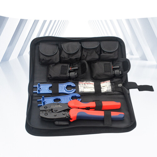 (Pocket 2) Solar Crimping Tool Kit PV Cable Connectors Wrench Set 1