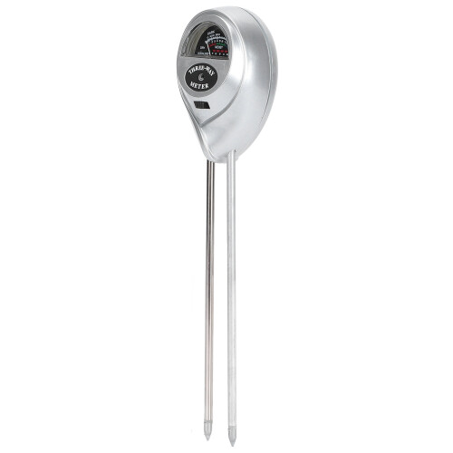 3-in-1-Bodentester Feuchte/pH/Licht Silber 1