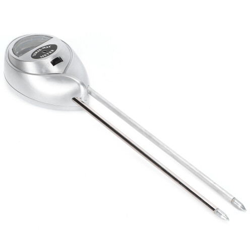 3-in-1-Bodentester Feuchte/pH/Licht Silber 2