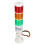 BERM Signal Tower 3-Color LED Warning Light Foldable Buzzer AC220V 1
