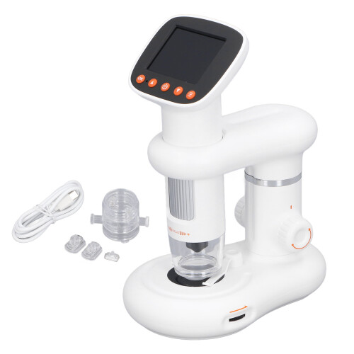 Digital Microscope 50X-1000X LED 2in Display Kit for Kids