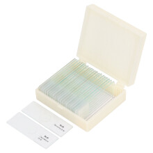 25PCS Microscope Slides Optical Glass Transparent for Algae Cell