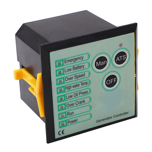 Generator Controller Auto Genset Panel Monitor 8-36V 2A 2