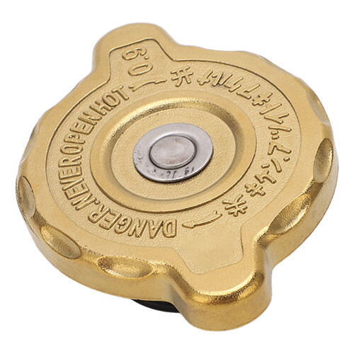 (Gold Middle) Dieseltankdeckel Aluminium rot groß