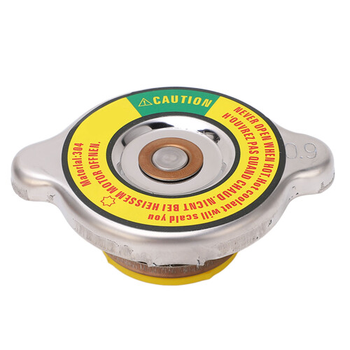 (Yellow Middle) Dieseltankdeckel Aluminium rot groß