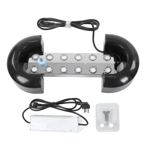Ultrasonic Mist Maker 12 Head Pond Fogger with Float for Halloween