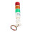 BERM Signal Tower 3-Color LED Warning Light Foldable Buzzer AC220V 5