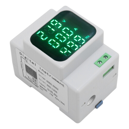 Multifunktions-Energiezähler Digital DIN-Schiene 50-500V 1