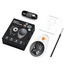 (White) Tragbares Elektronisches Mikroskop 2 Zoll IPS 500X 8 LEDs