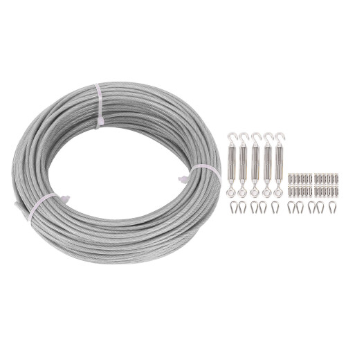 1/8 Zoll 100ft 304 Edelstahl Drahtseil Kit 1