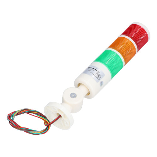 BERM Signal Tower 3-Color LED Warning Light Foldable Buzzer AC220V 1