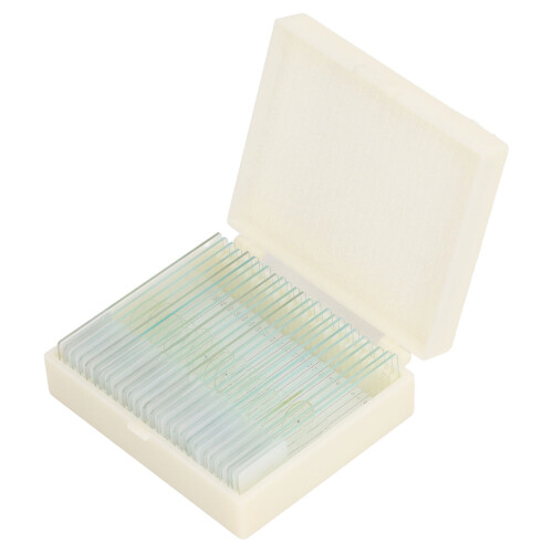 25PCS Microscope Slides Optical Glass Transparent for Algae Cell 2