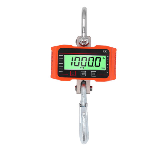 Electronic Hanging Scale 1000kg 2000lb LCD Heavy Duty Remote 1