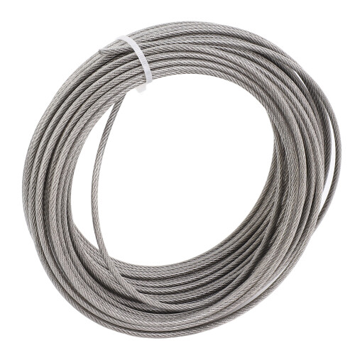 Stahldraht-Kabelkit 165ft 3mm Kunststoffummantelt für Garten 1