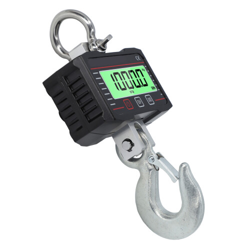 Digital Crane Scale LCD 1000kg 2000lb Heavy Duty Hanging Scale 1