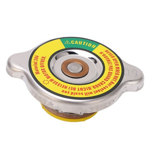 (Yellow Middle) Dieseltankdeckel Aluminium rot groß 1