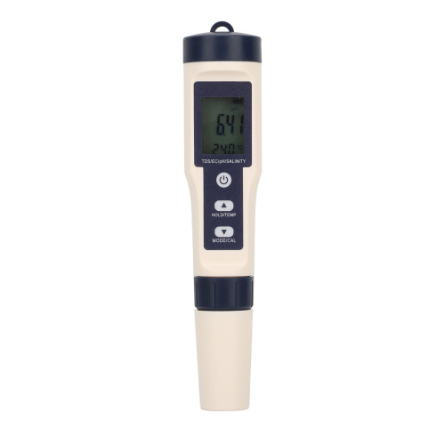5-in-1 Digitaler Wasserqualitätstester PH/Salinität 1