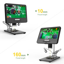 Andonstar AD208S 8.5" LCD Microscope 5X-1200X 1080P Soldering