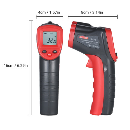 Infrarot-Thermometer -58 bis 716F Digital