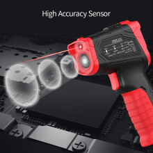 TASI IR-Thermometer 12:1 Pyrometer -50 bis 680C LCD