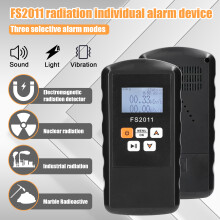 2in1 Portable Radiation Detector Digital Dose Alarm Home Lab Hospital