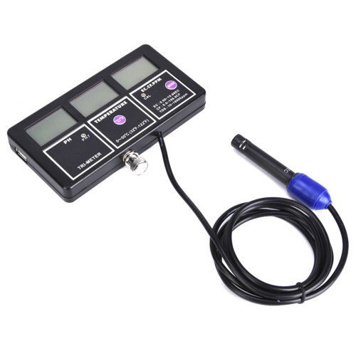 (110V US Plug) 5 In-1 EC PH CF Temp TDS Meter for Aquarium 2