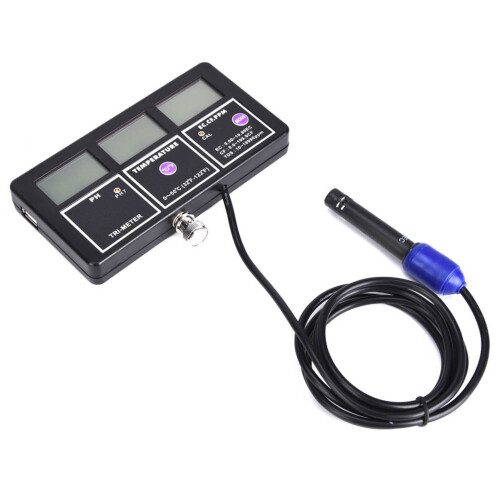 (230V UK Plug) 5 In-1 EC PH CF Temp TDS Meter for Aquarium 2