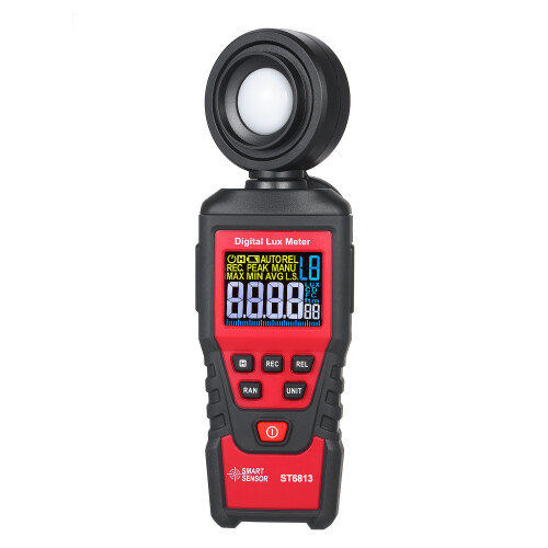 ST6813 Handheld Illuminometer 100,000 Lux LCD Light Meter