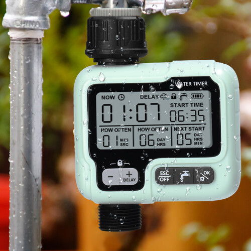 IPX5-wasserdichter Tropfbewässerungscontroller für 3/4"-Hahn