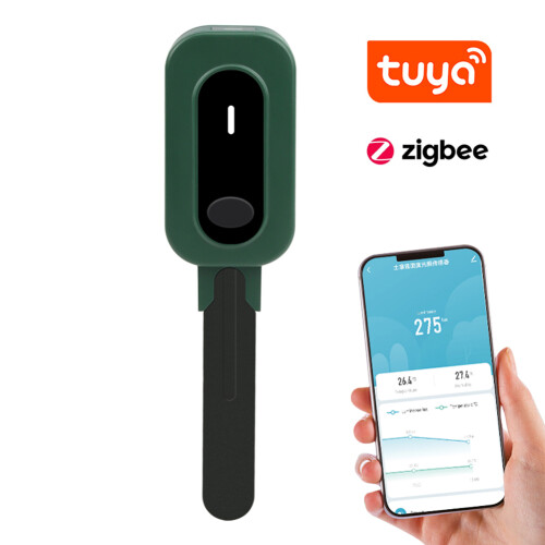 Tuya Zigbee Bodenfeuchte-/Temperatur-/Feuchtigkeits-/Lichtsensor