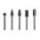 5x Wolframstahl Fräser 6mm Schaft 10mm Kopf Set 1