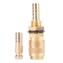 Water Cooled Gas Adapter Quick Connector MIG TIG Torch (Brass)