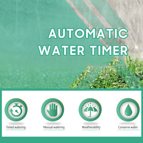 Wasserdichter Bewässerungstimer 1 Ausgang programmierbar 1