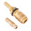 Water Cooled Gas Adapter Quick Connector MIG TIG Torch (Brass) 2