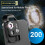 200X tragbares Mikroskop 6 LED hell CPL 2