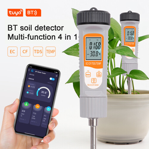 Tuya Bodenfeuchtemesser EC/CF/TDS/TEMP Garten 1