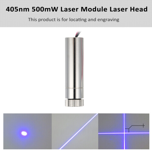 405nm 500mW Roter Laser-Graviermodul Einstellbar DIY 1